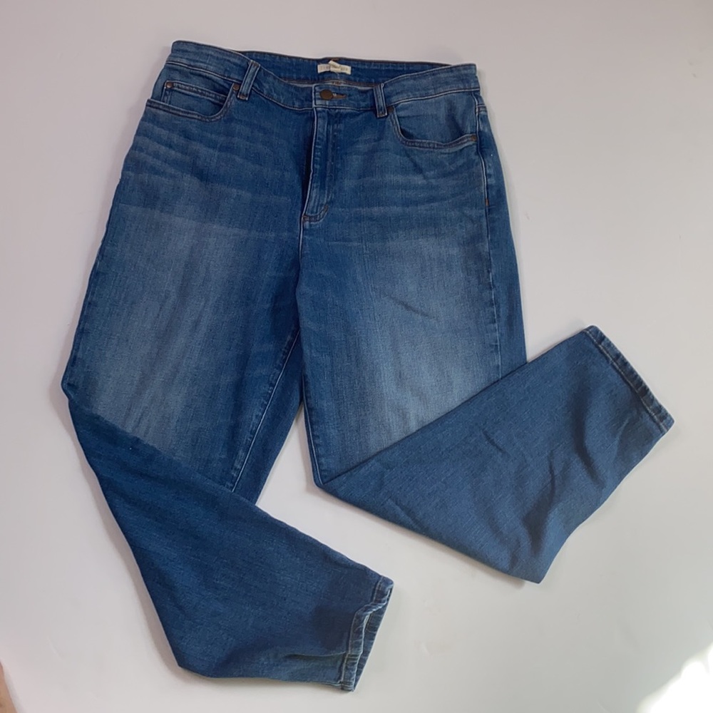 EILEEN FISHER Blue Ankle Jeans